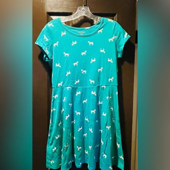 green emerald velvet dress Baby Rainbow Unicorn Princess Dress 18M main image 1